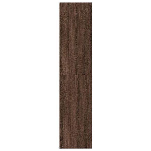 Kaappi ruskea tammi 50x41x185 cm tekninen puu