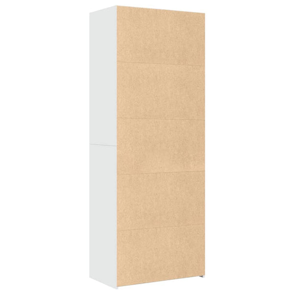 Kaappi valkoinen 70x41x185 cm tekninen puu