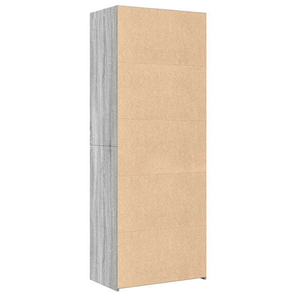 Kaappi harmaa Sonoma 70x41x185 cm tekninen puu