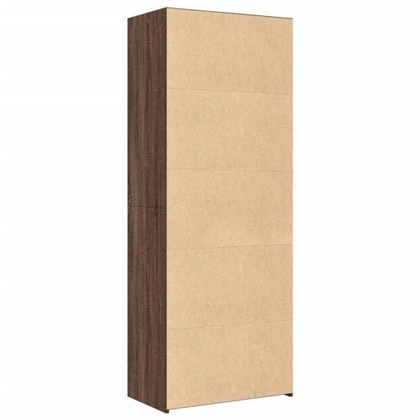 Kaappi ruskea tammi 70x41x185 cm tekninen puu