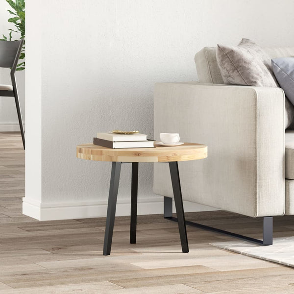 Pöytälevy pyöreä Ø50x4 cm täysi akasiapuu