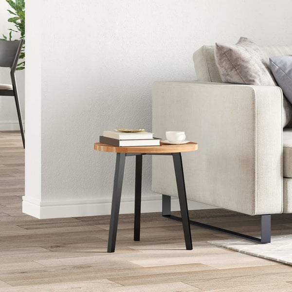 Pöytälevy pyöreä Ø40x2 cm täysi akasiapuu