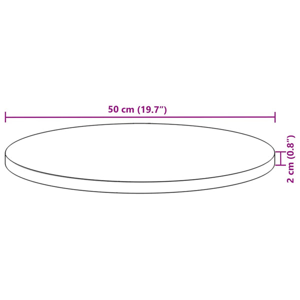 Pöytälevy Easter Ø50x2cm (akasiapuu)