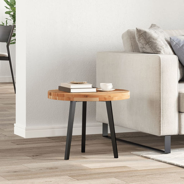 Pöytälevy pyöreä Ø50x4 cm täysi akasiapuu