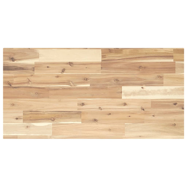 Pöytälevy 100x40x2 cm suorakaide täysi akasiapuu
