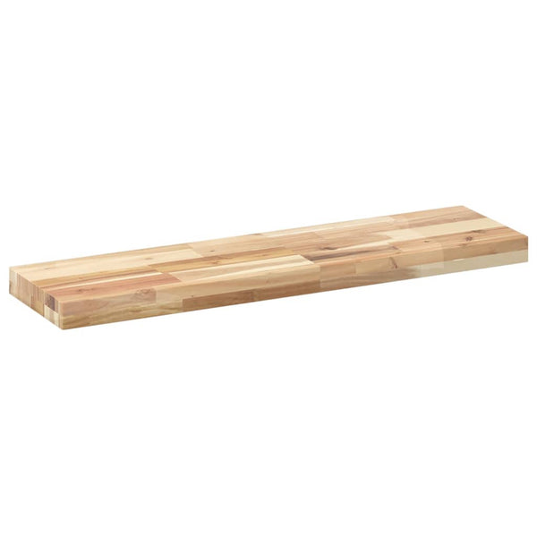 Pöytälevy 100x20x4 cm suorakaide täysi akasiapuu