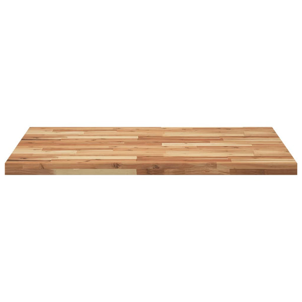 Pöytälevy suorakaide 100x80x4 cm täysi akasiapuu
