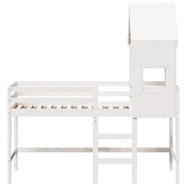Valk parvisänky tikkailla ja katoksella Darwyn 90x190cm (mänty)