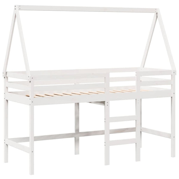 Valk parvisänky tikkailla ja katoksella Elza 90x190cm (mänty)