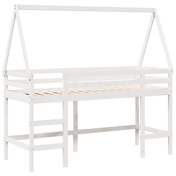Valk parvisänky tikkailla ja katoksella Petri 90x190cm (mänty)