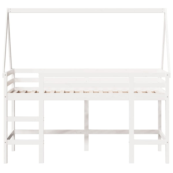 Valk parvisänky tikkailla ja katoksella Petri 90x190cm (mänty)
