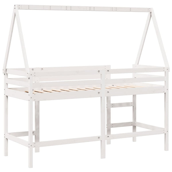 Valk parvisänky tikkailla ja katoksella Petri 90x190cm (mänty)