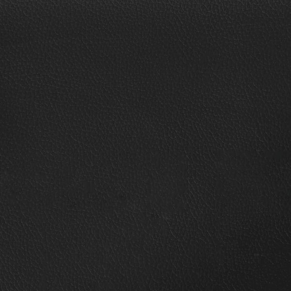 Musta sängynrunko ilman patjaa Arnis (double faux leather)