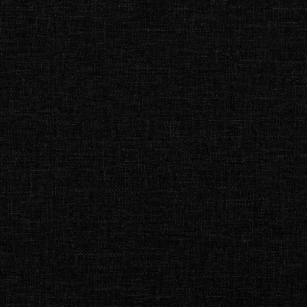 Sängynrunko musta 120x190 cm kangas