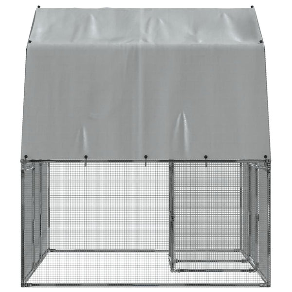 Kanahäkit 2 kpl katolla ja ovella hopea galvanoitu teräs