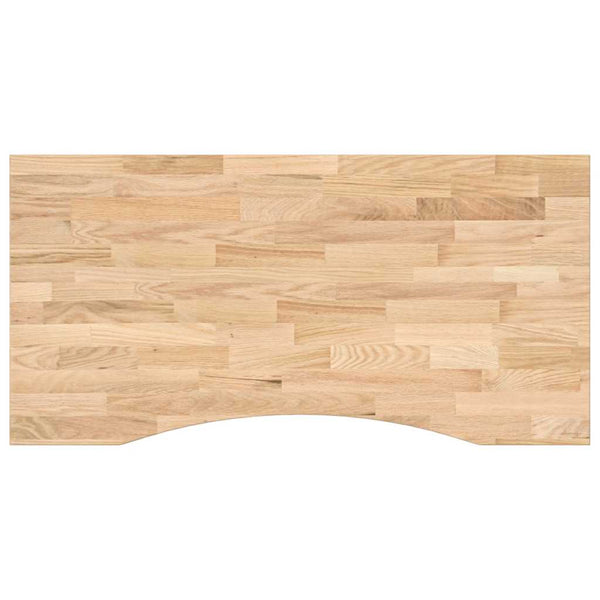 Käsittelemätön pöytätaso 100x50x2,5 cm tammi suorakulmainen