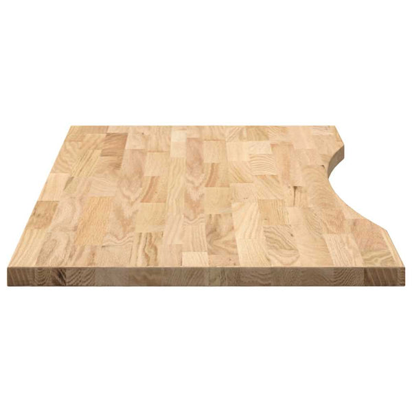 Käsittelemätön pöytätaso 100x50x2,5 cm tammi suorakulmainen