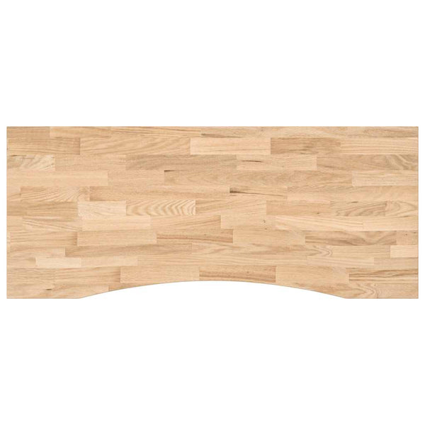 Käsittelemätön pöytätaso 120x50x2,5 cm tammi suorakulmainen
