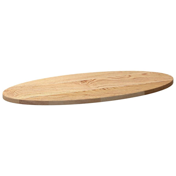 Pöytälevy 80x40x2 cm massiivipuutammea ovaali