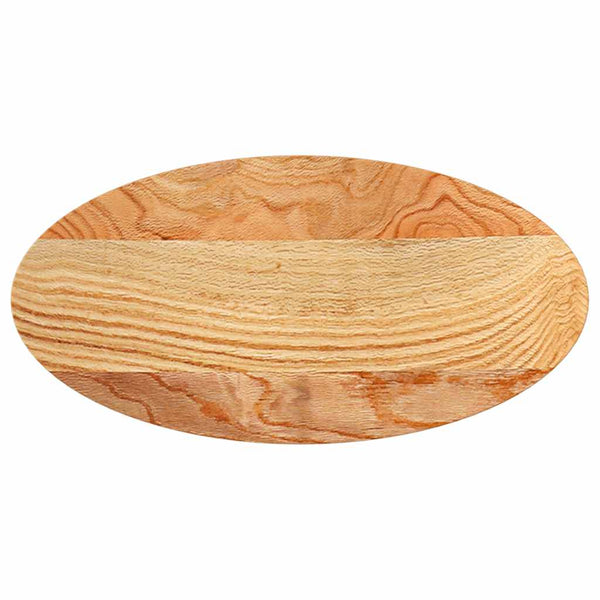 Vaaleanruskea pöytälevy Cosetta 80x40x2cm (massiivipuu tammi soikea)