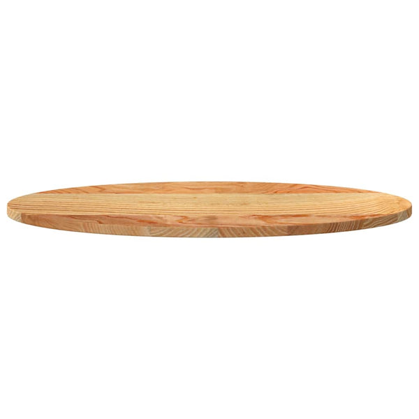 Vaaleanruskea pöytälevy Cosetta 80x40x2cm (massiivipuu tammi soikea)
