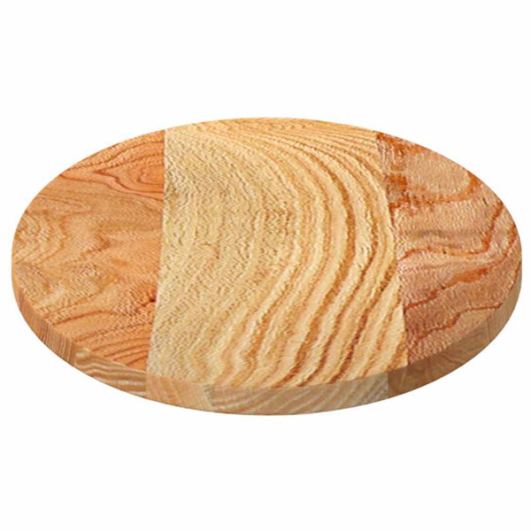 Vaaleanruskea pöytälevy Cosetta 80x40x2cm (massiivipuu tammi soikea)