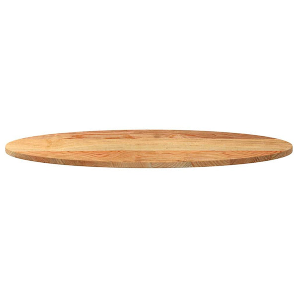 Vaaleanruskea pöytälevy Cosetta 100x50x2cm (massiivipuu tammi soikea)