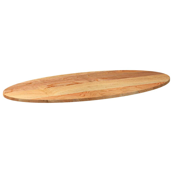 Vaaleanruskea pöytälevy Cosetta 120x60x2cm (massiivipuu tammi soikea)