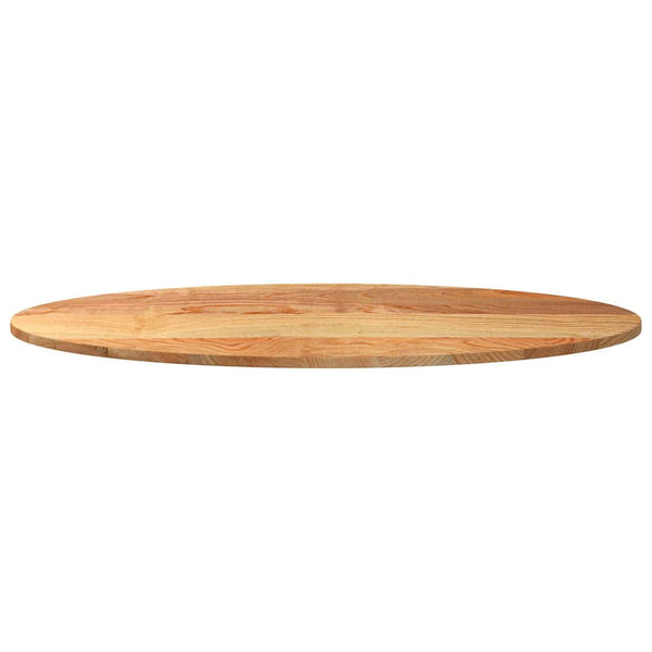 Vaaleanruskea pöytälevy Cosetta 120x60x2cm (massiivipuu tammi soikea)