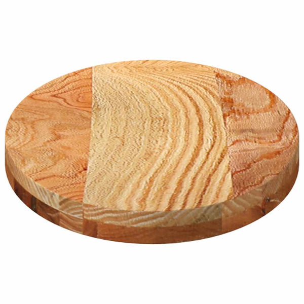 Vaaleanruskea pöytälevy Cosetta 80x40x4cm (massiivipuu tammi soikea)