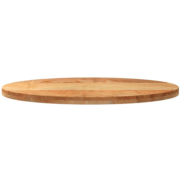 Vaaleanruskea pöytälevy Cosetta 100x50x4cm (massiivipuu tammi soikea)