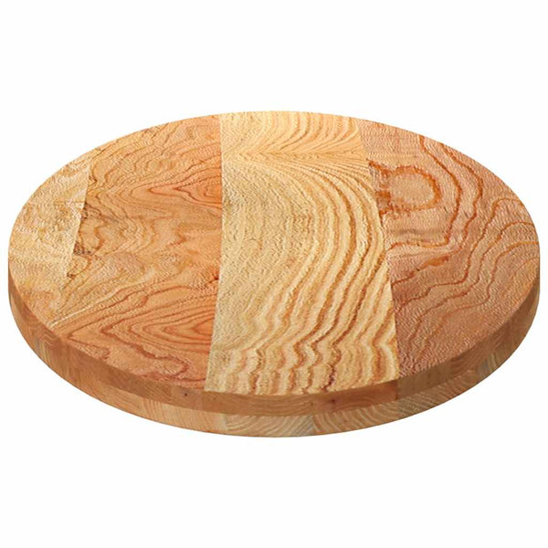 Vaaleanruskea pöytälevy Cosetta 120x60x4cm (massiivipuu tammi soikea)