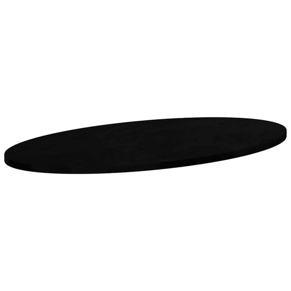 Tummanruskea pöytälevy Cosetta 80x40x2cm (massiivipuu tammi soikea)