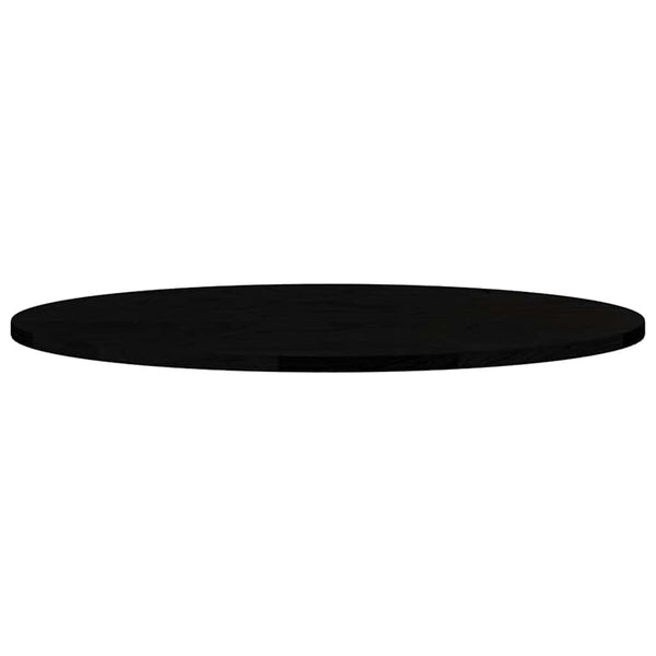 Tummanruskea pöytälevy Cosetta 80x40x2cm (massiivipuu tammi soikea)