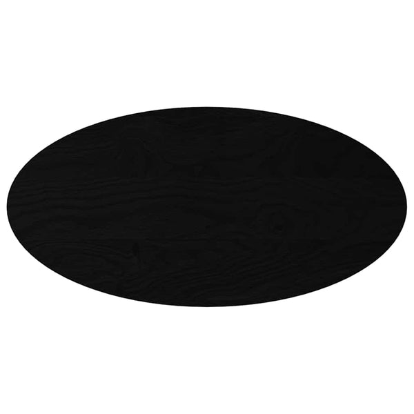 Tummanruskea pöytälevy Cosetta 100x50x2cm (massiivipuu tammi soikea)