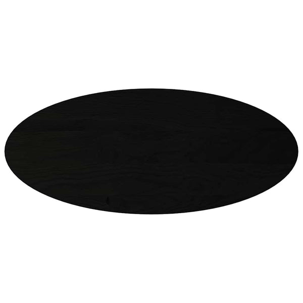 Tummanruskea pöytälevy Cosetta 140x60x2cm (massiivipuu tammi soikea)