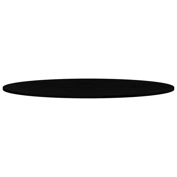Tummanruskea pöytälevy Cosetta 140x60x2cm (massiivipuu tammi soikea)