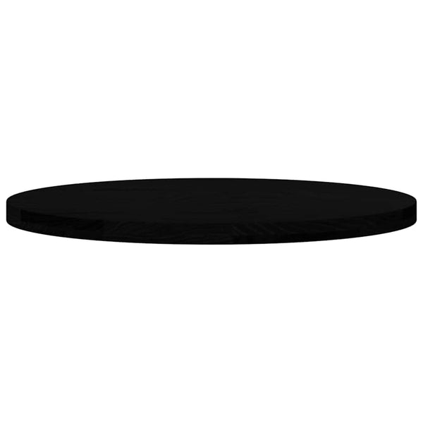 Tummanruskea pöytälevy Cosetta 80x40x4cm (massiivipuu tammi soikea)