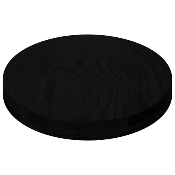 Tummanruskea pöytälevy Cosetta 80x40x4cm (massiivipuu tammi soikea)