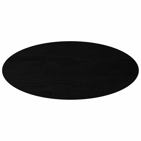 Tummanruskea pöytälevy Cosetta 140x60x4cm (massiivipuu tammi soikea)