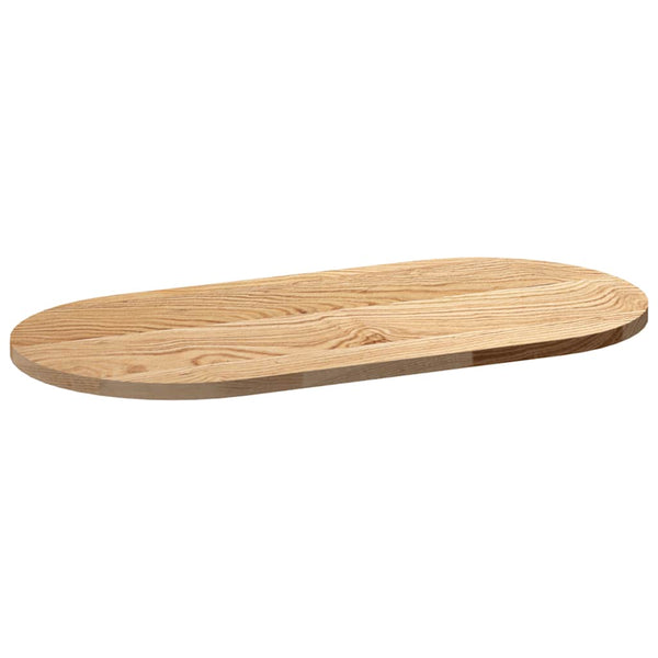 Pöytälevy 80x40x2 cm massiivipuutammea ovaali