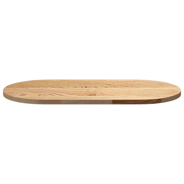 Pöytälevy 80x40x2 cm massiivipuutammea ovaali