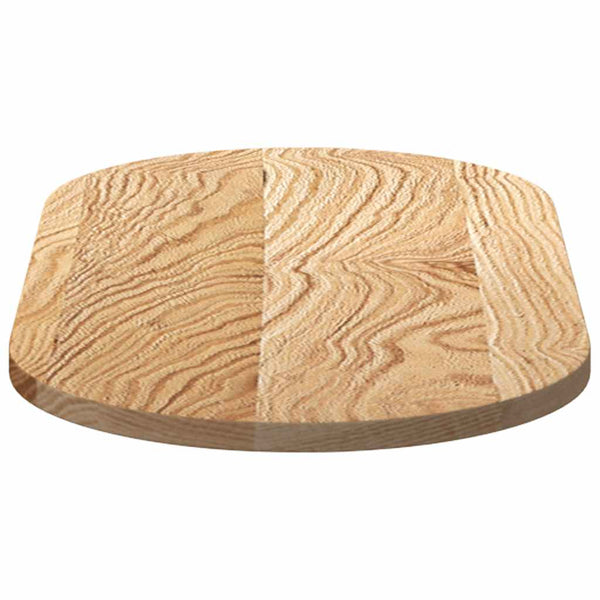 Pöytälevy 80x40x2 cm massiivipuutammea ovaali