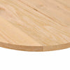 Pöytälevy 80x40x2 cm massiivipuutammea ovaali