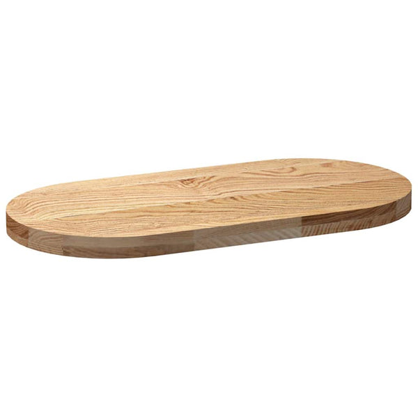 Pöytälevy Veres 80x40x4cm (massiivipuuta tammi soikea)