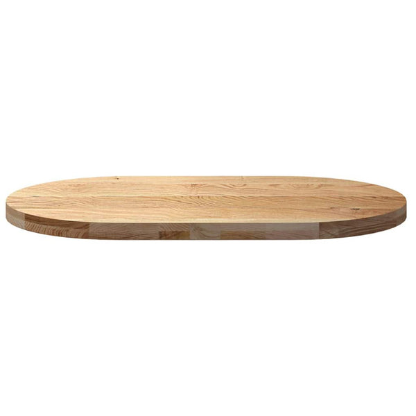 Pöytälevy Veres 100x50x4cm (massiivipuuta tammi soikea)