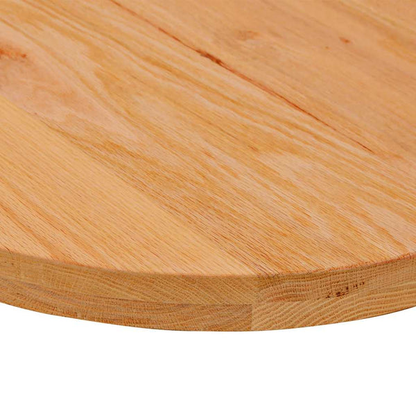 Vaaleanruskea pöytälevy Veres 120x60x4cm (massiivipuu tammi soikea)