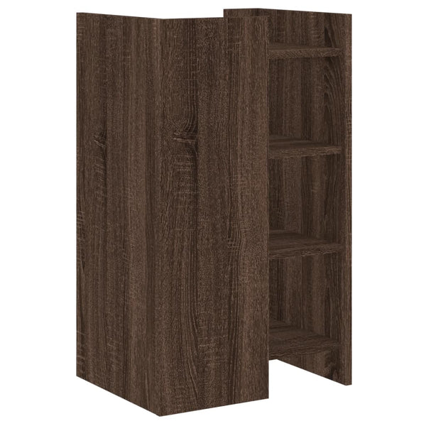 Senkki ruskea tammi 45x35x75 cm tekninen puu