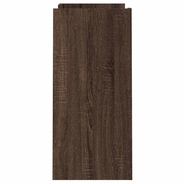 Senkki ruskea tammi 73,5x35x75 cm tekninen puu