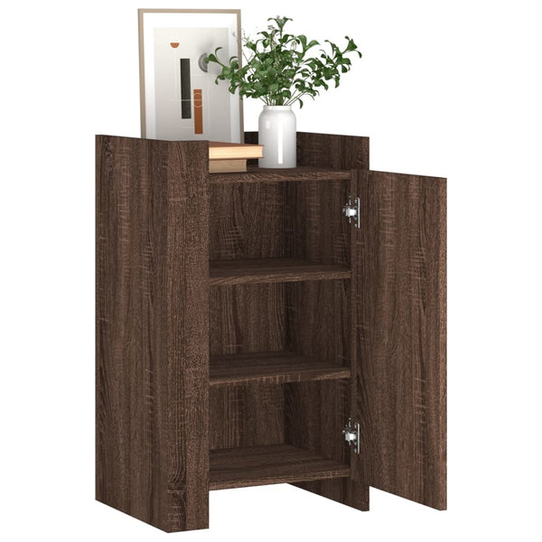 Senkki ruskea tammi 45x35x75 cm tekninen puu